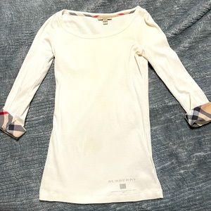 XS 3/4 Sleeve Burberry Brit Women’s Top